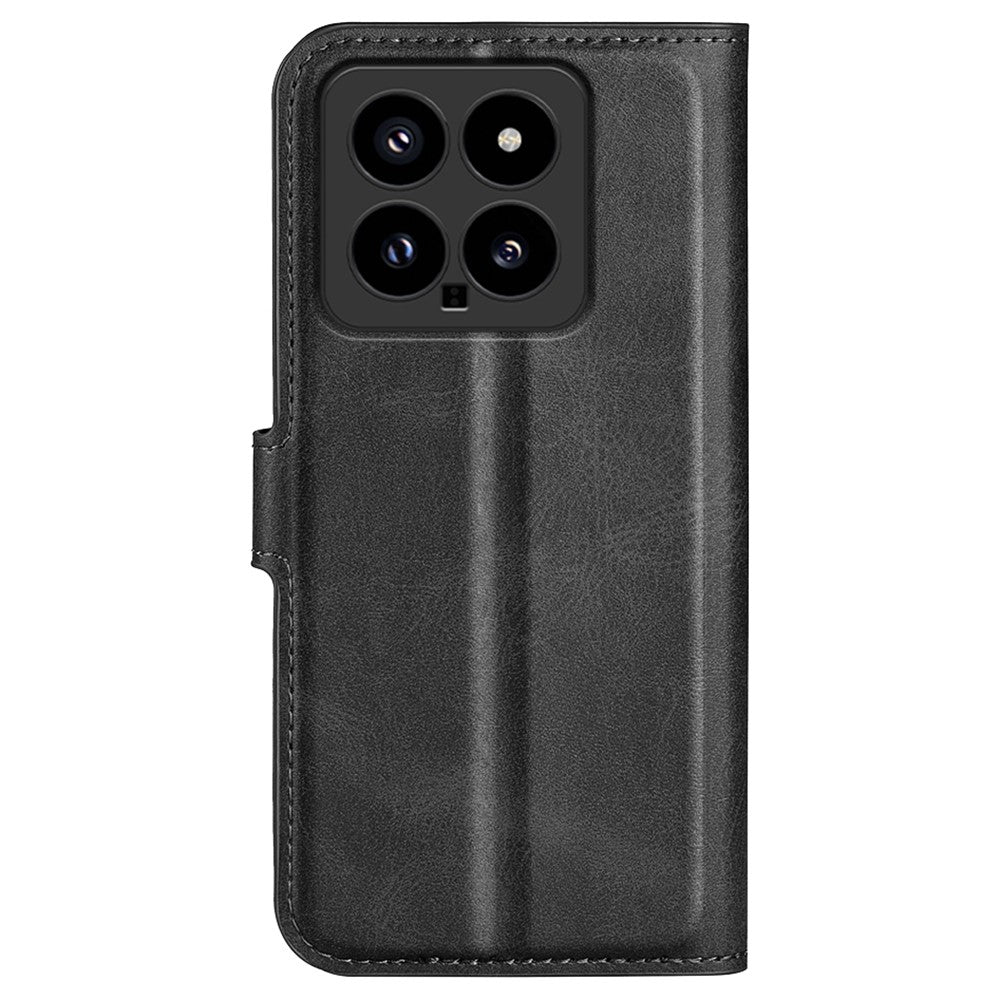 For Xiaomi 14 Case Calf Texture PU Leather Flip Phone Wallet Cover