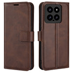 For Xiaomi 14 Case Calf Texture PU Leather Flip Phone Wallet Cover