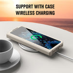 For Oppo Find N Case Scratch-resistant Hard PC Cell Phone Cover with Tempered Glass Film