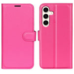 For Samsung Galaxy S24+ Case Wallet Stand Litchi Texture Phone Cover