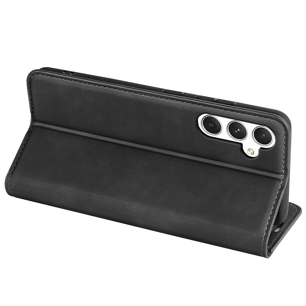 For Samsung Galaxy S24 Case Flip Wallet Skin-touch Phone Cover