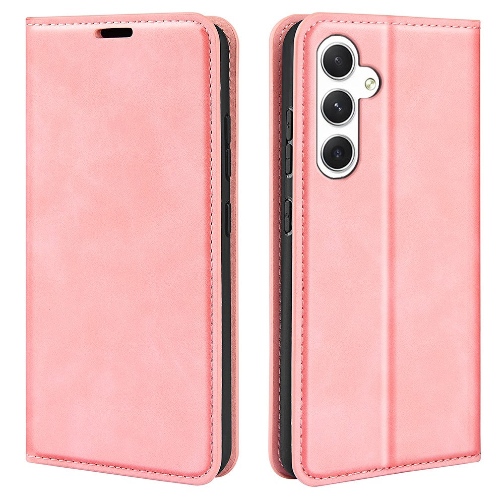 For Samsung Galaxy S24 Case Flip Wallet Skin-touch Phone Cover