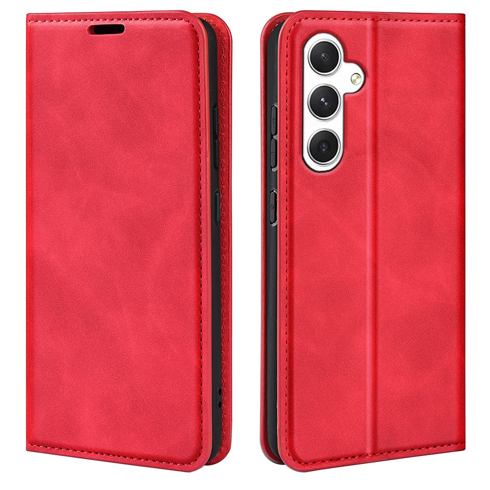 For Samsung Galaxy S24 Case Flip Wallet Skin-touch Phone Cover