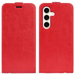 For Samsung Galaxy S24+ Case PU Leather Vertical Flip Phone Cover