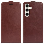 For Samsung Galaxy S24+ Case PU Leather Vertical Flip Phone Cover