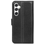 For Samsung Galaxy S24 Case Magnetic Closure Litchi Texture Leather Phone Cover