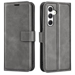 For Samsung Galaxy S24 Case PU Leather Calf Texture Full Protective Phone Cover