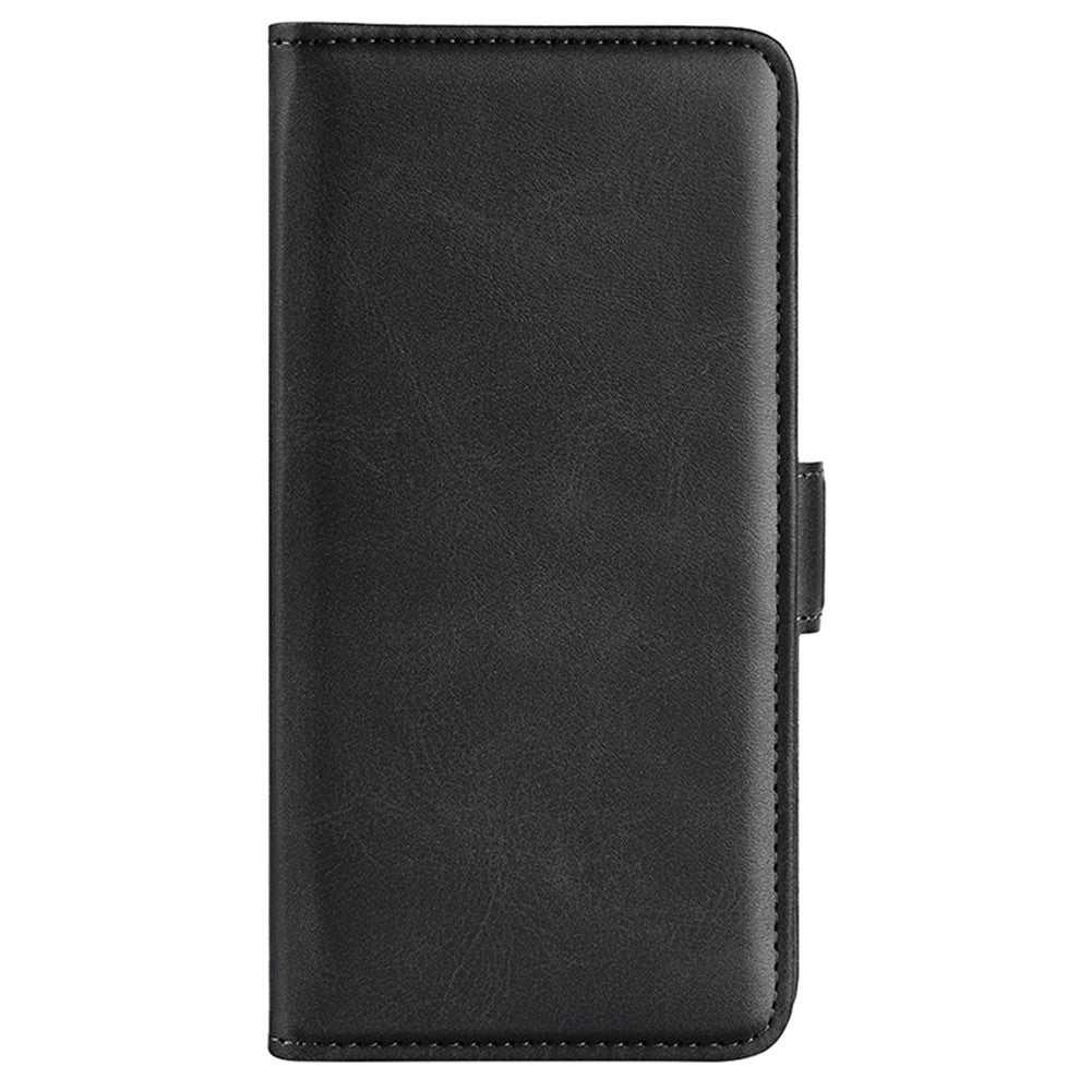 For Samsung Galaxy S24+ Case Dual Magnetic Clasp Folio PU Leather Phone Cover