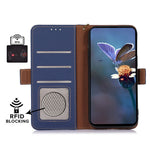 For Xiaomi Redmi 13C 4G / 13C 5G / Poco C65 4G / Poco M6 5G / 13R 5G Case Genuine Cow Leather Cover with RFID Blocking Wallet