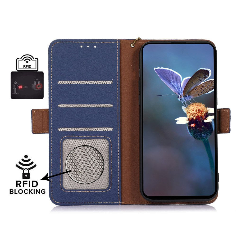 For Xiaomi Redmi 13C 4G / 13C 5G / Poco C65 4G / Poco M6 5G / 13R 5G Case Genuine Cow Leather Cover with RFID Blocking Wallet
