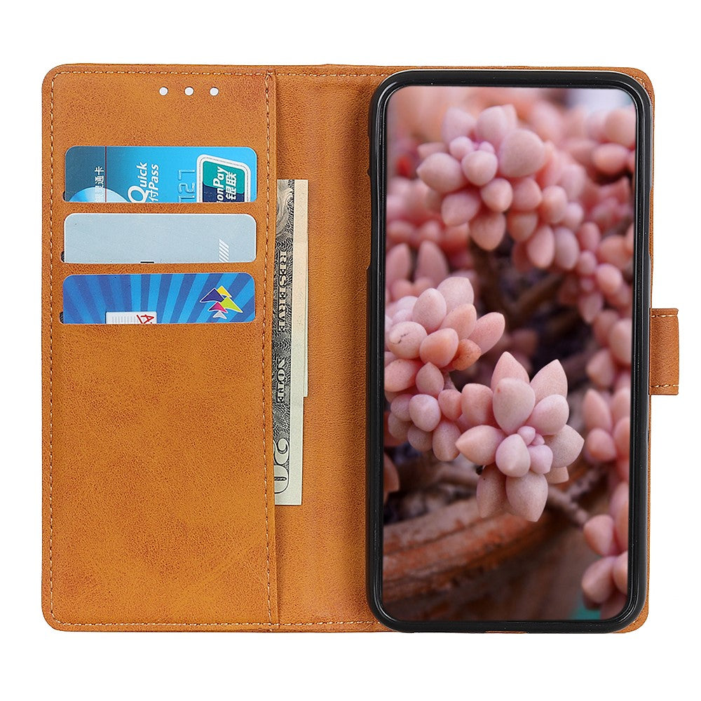 For Xiaomi Redmi 13C 4G / 13C 5G / Poco C65 4G / Poco M6 5G / 13R 5G Case Wallet Cowhide Texture Phone Stand Cover
