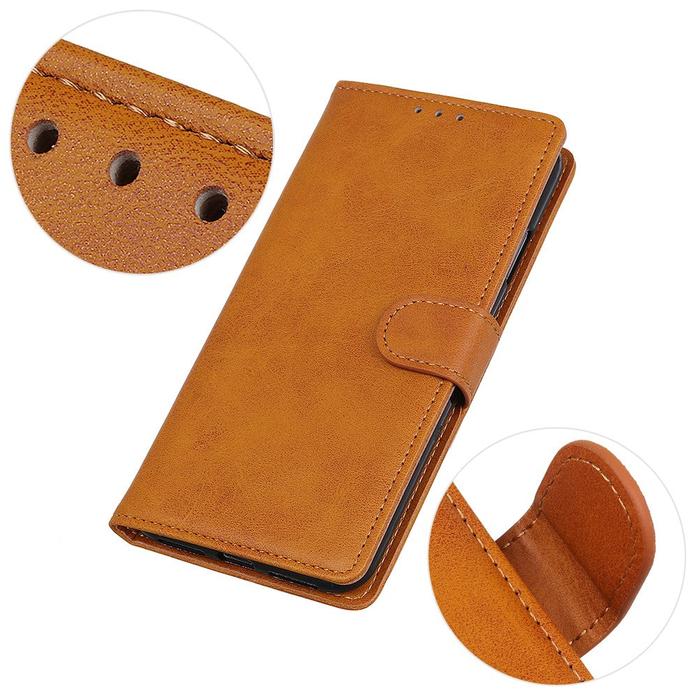 For Xiaomi Redmi 13C 4G / 13C 5G / Poco C65 4G / Poco M6 5G / 13R 5G Case Wallet Cowhide Texture Phone Stand Cover