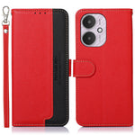 KHAZNEH For Xiaomi Redmi 13C 4G / 13C 5G / Poco C65 4G / Poco M6 5G / 13R 5G Case RFID Blocking Phone Leather Cover