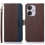 KHAZNEH For Xiaomi Redmi 13C 4G / 13C 5G / Poco C65 4G / Poco M6 5G / 13R 5G Case RFID Blocking Phone Leather Cover