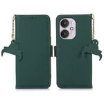 For Xiaomi Redmi 13C 4G / 13C 5G / Poco C65 4G / Poco M6 5G / 13R 5G Case Genuine Cow Leather RFID Blocking Wallet Cover