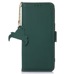 For Xiaomi Redmi 13C 4G / 13C 5G / Poco C65 4G / Poco M6 5G / 13R 5G Case Genuine Cow Leather RFID Blocking Wallet Cover