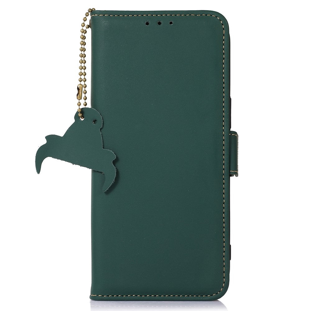 For Xiaomi Redmi 13C 4G / 13C 5G / Poco C65 4G / Poco M6 5G / 13R 5G Case Genuine Cow Leather RFID Blocking Wallet Cover