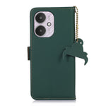 For Xiaomi Redmi 13C 4G / 13C 5G / Poco C65 4G / Poco M6 5G / 13R 5G Case Genuine Cow Leather RFID Blocking Wallet Cover