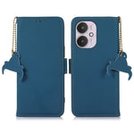 For Xiaomi Redmi 13C 4G / 13C 5G / Poco C65 4G / Poco M6 5G / 13R 5G Case Genuine Cow Leather RFID Blocking Wallet Cover