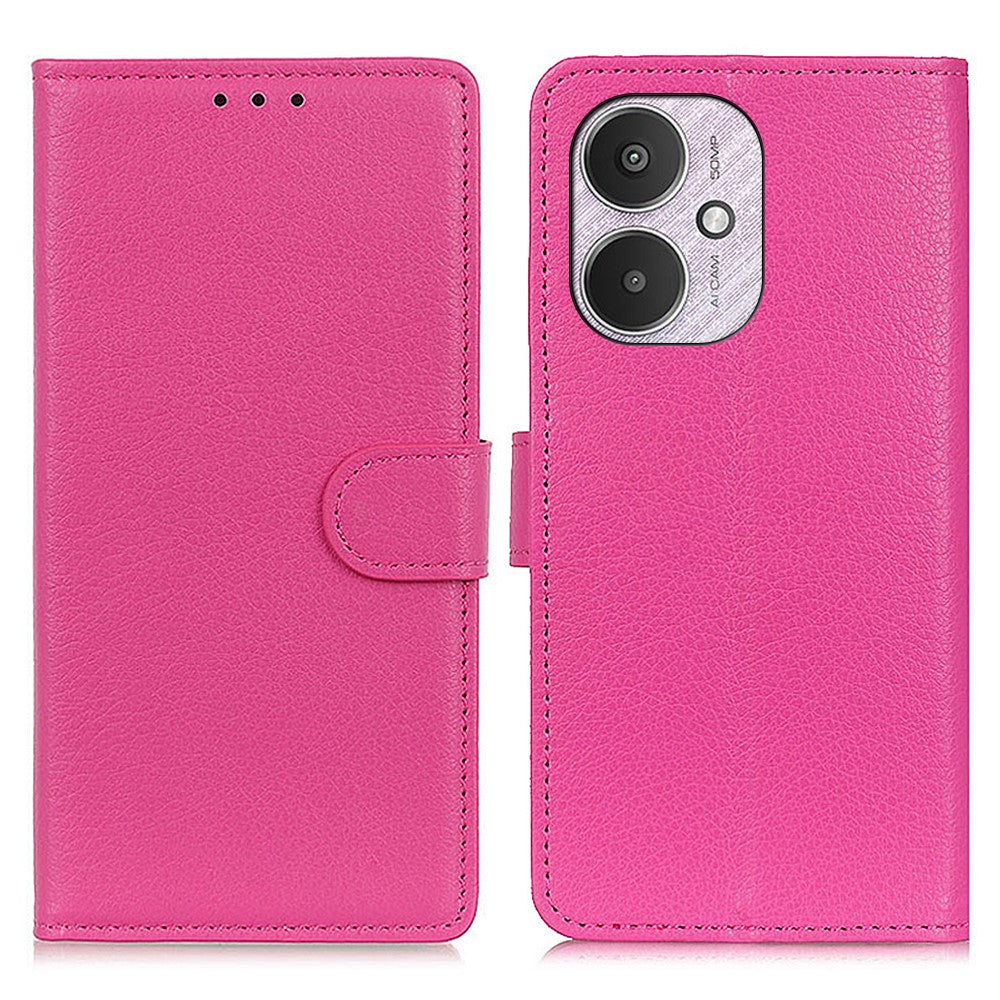 For Xiaomi Redmi 13C 4G / 13C 5G / Poco C65 4G / Poco M6 5G / 13R 5G Case Drop-Proof Leather Phone Wallet Cover