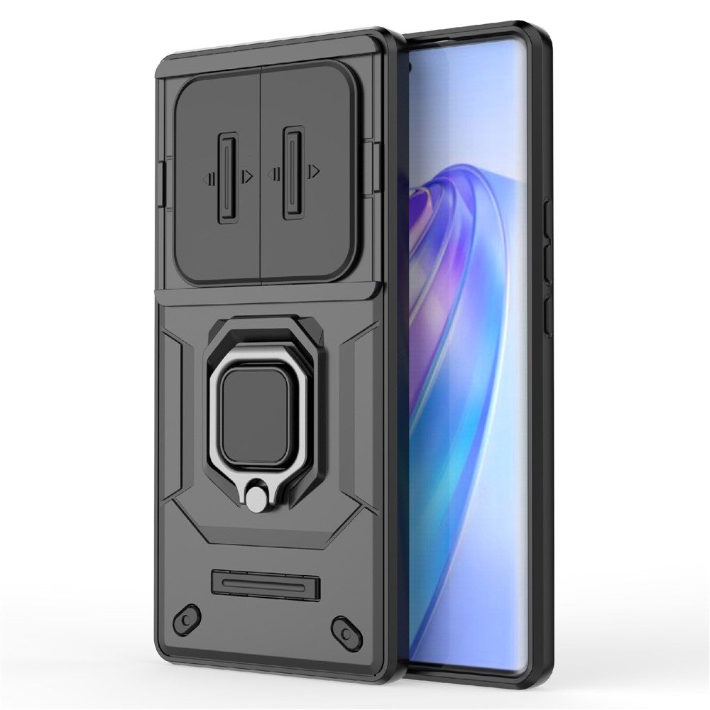 For Honor X40 5G / X9a 5G / Magic5 Lite 5G Case Phone Kickstand Cover with Slide Lens Guard