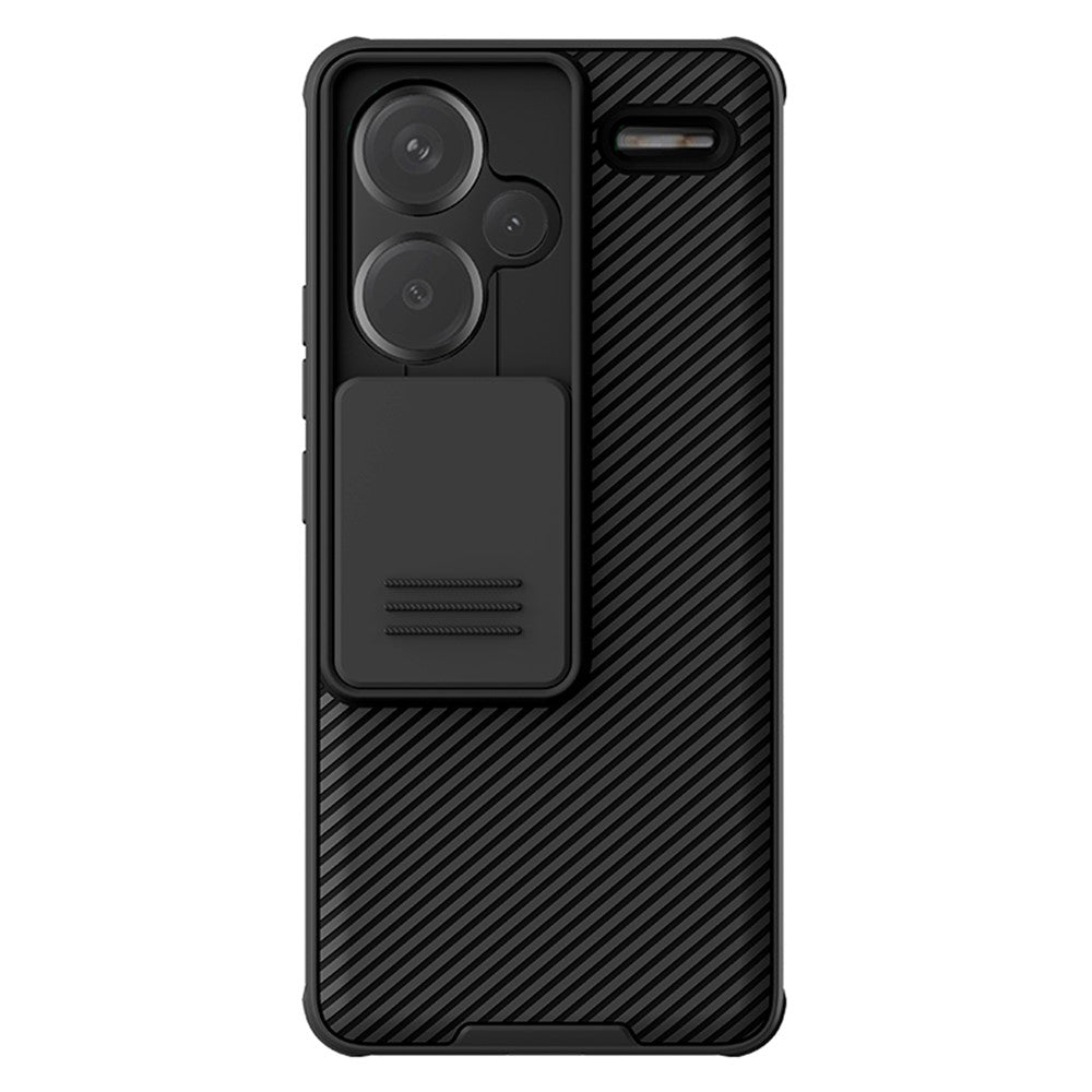 NILLKIN CamShield Pro-serien för Xiaomi Redmi Note 13 Pro+ 5G-skal PC+TPU smartmobilskydd + skjutbart kameralock