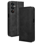 For Samsung Galaxy A25 5G (Global) (161.0 x 76.5 x 8.3mm) Leather Case Magnetic Auto Closing Phone Cover