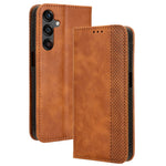 For Samsung Galaxy A25 5G (Global) (161.0 x 76.5 x 8.3mm) Leather Case Magnetic Auto Closing Phone Cover