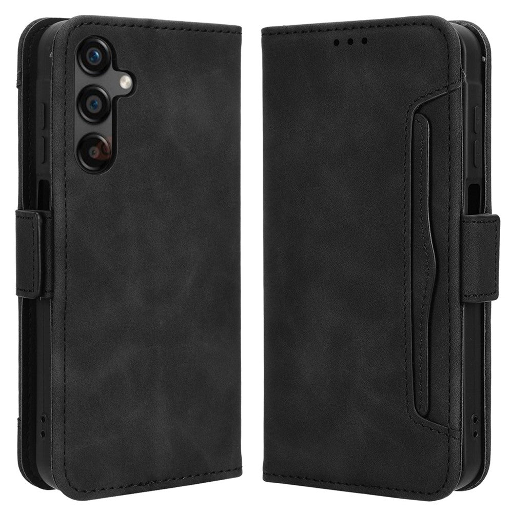 For Samsung Galaxy A25 5G (Global) (161.0 x 76.5 x 8.3mm) Cell Phone Case Scratch-resistant Wallet Leather Stand Cover