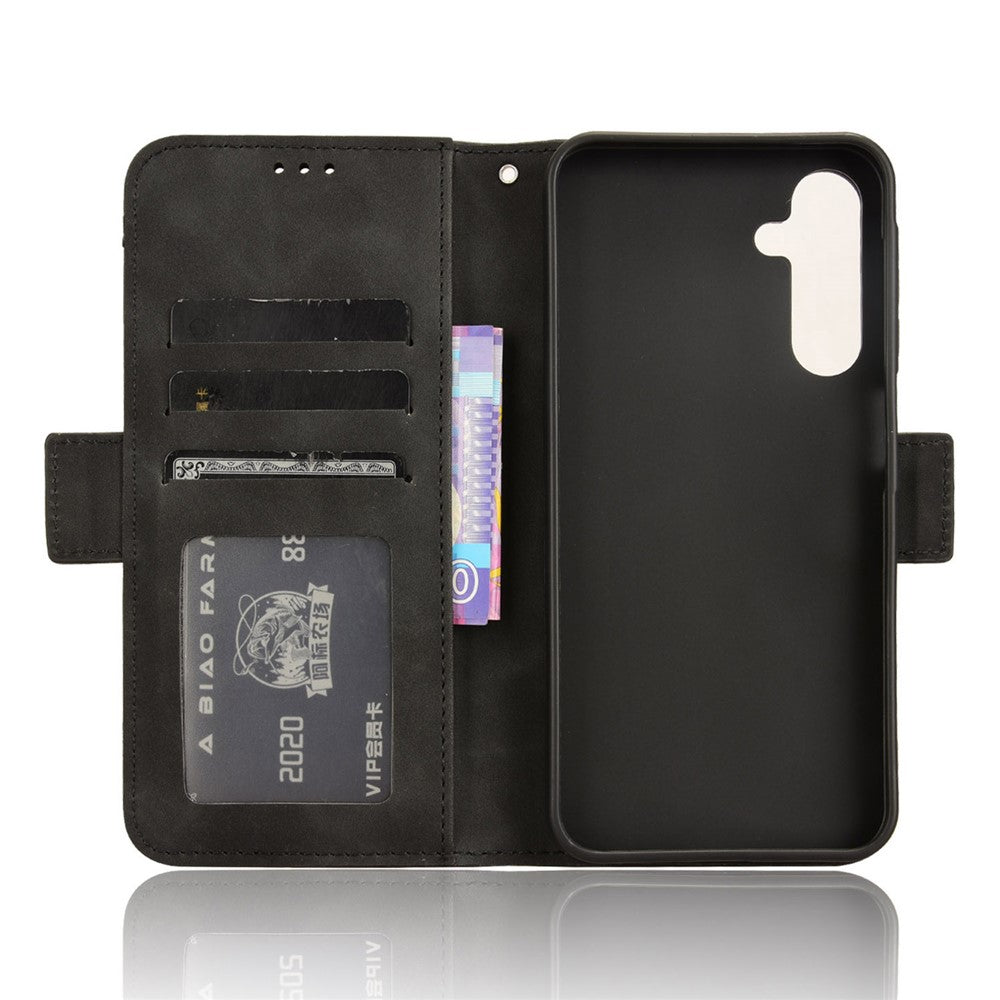 For Samsung Galaxy A25 5G (Global) (161.0 x 76.5 x 8.3mm) Cell Phone Case Scratch-resistant Wallet Leather Stand Cover