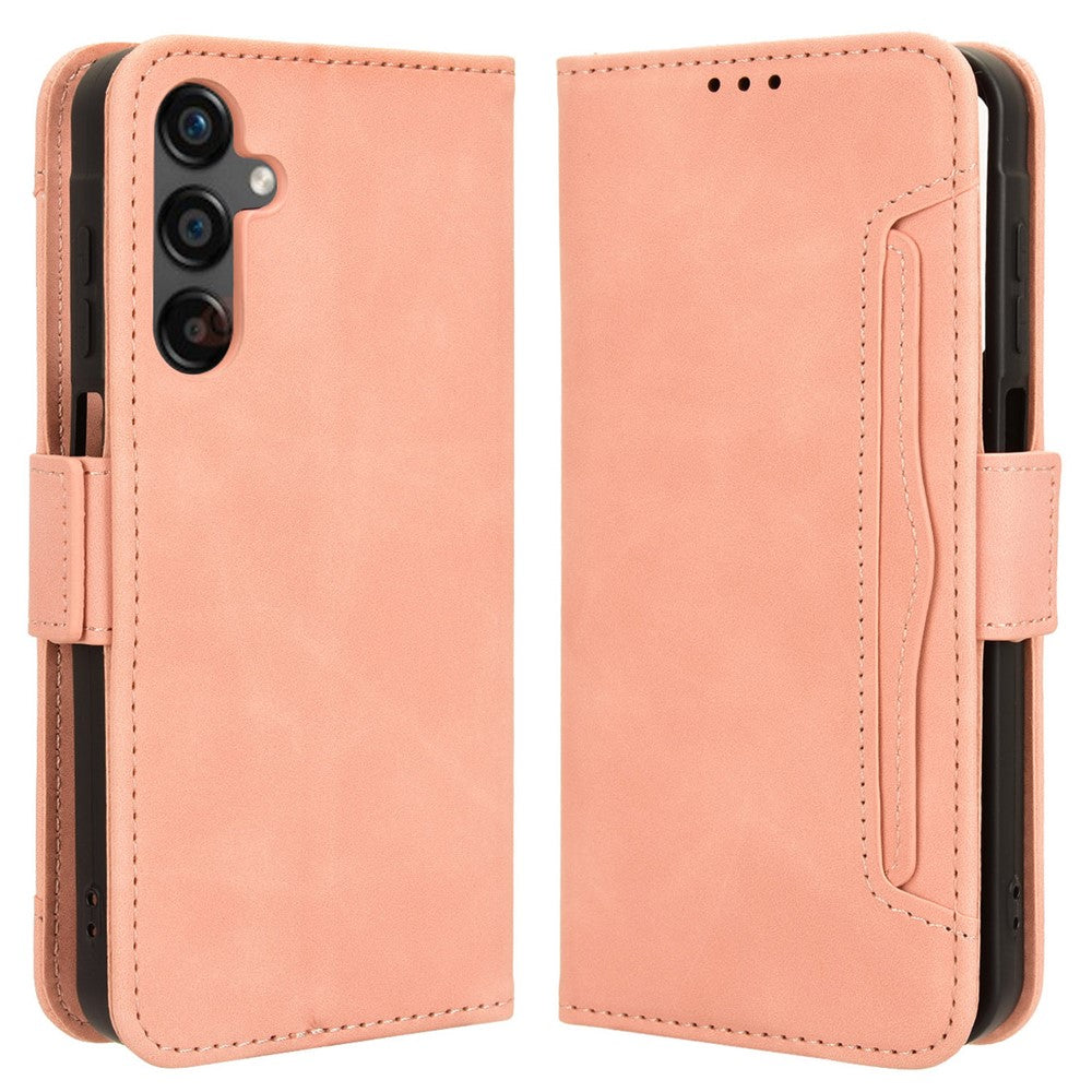 For Samsung Galaxy A25 5G (Global) (161.0 x 76.5 x 8.3mm) Cell Phone Case Scratch-resistant Wallet Leather Stand Cover