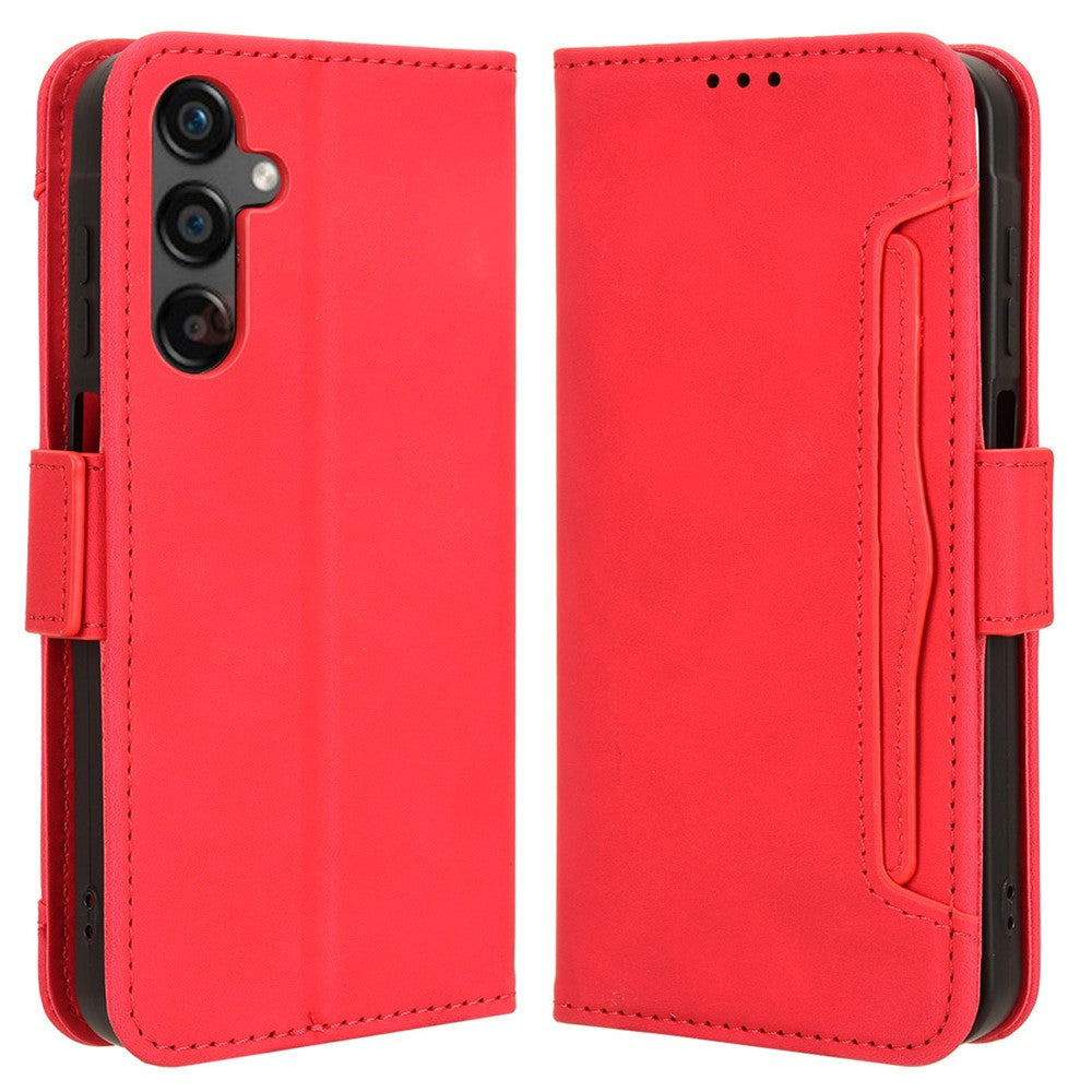 For Samsung Galaxy A25 5G (Global) (161.0 x 76.5 x 8.3mm) Cell Phone Case Scratch-resistant Wallet Leather Stand Cover