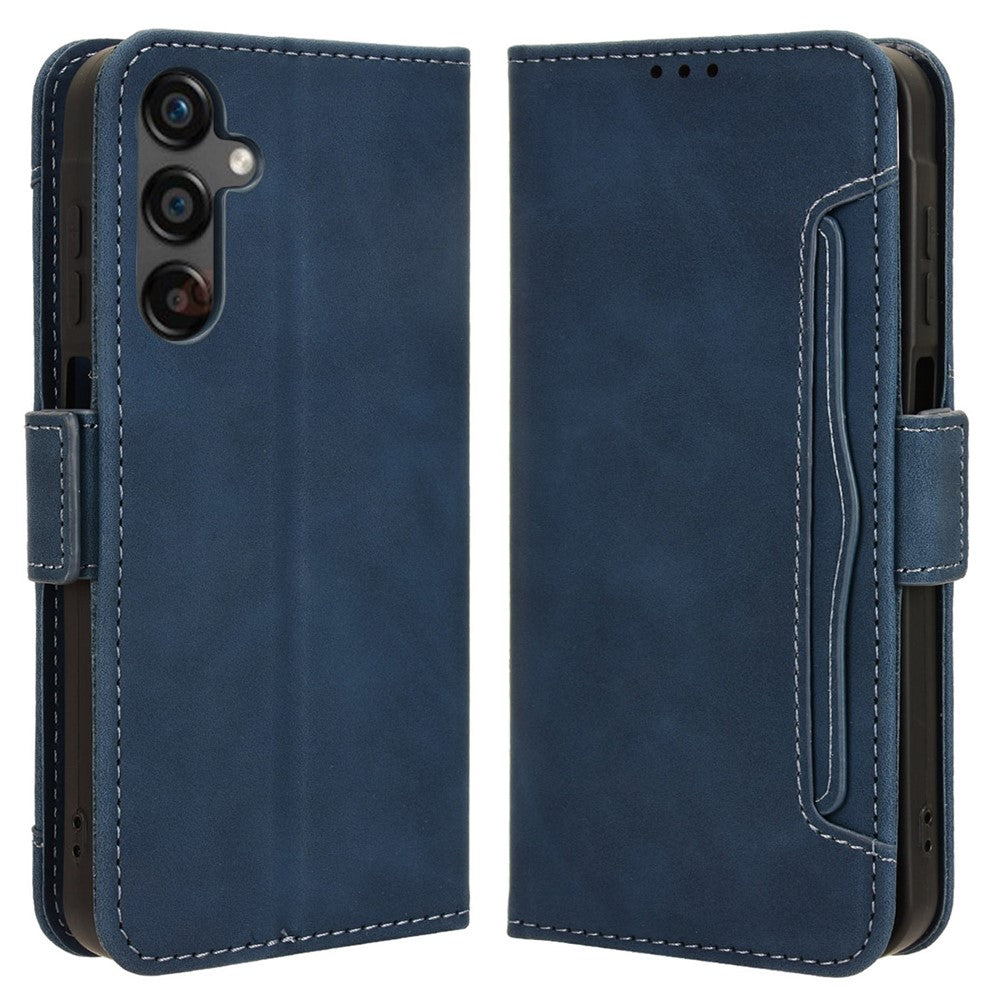 For Samsung Galaxy A25 5G (Global) (161.0 x 76.5 x 8.3mm) Cell Phone Case Scratch-resistant Wallet Leather Stand Cover