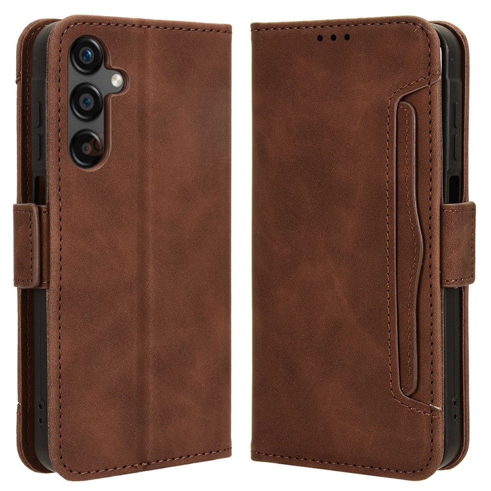 For Samsung Galaxy A25 5G (Global) (161.0 x 76.5 x 8.3mm) Cell Phone Case Scratch-resistant Wallet Leather Stand Cover