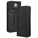For Xiaomi 14 Pro Case Magnetic Auto Closing Retro Phone Wallet Cover