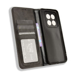 For Xiaomi 14 Pro Case Magnetic Auto Closing Retro Phone Wallet Cover