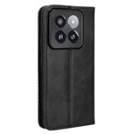 For Xiaomi 14 Pro Case Magnetic Auto Closing Retro Phone Wallet Cover