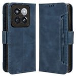 For Xiaomi 14 Pro Case Anti-scratch Leather Smart Phone Cover with Multiple Card Slots