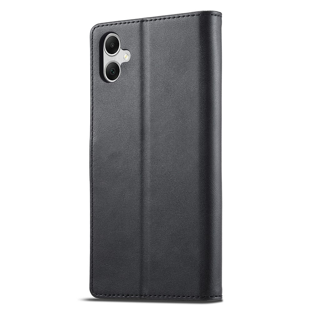 LC.IMEEKE For Samsung Galaxy A05 4G Case Calf Texture Phone Leather Cover