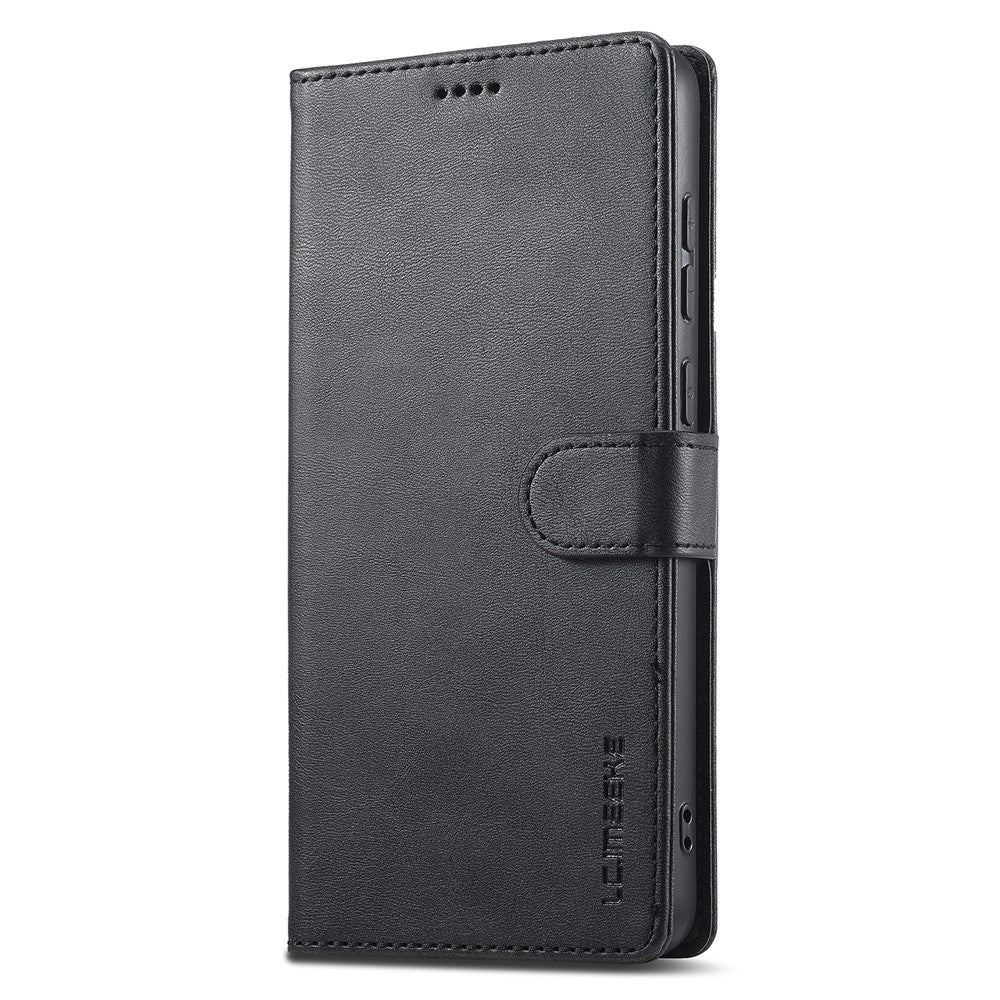 LC.IMEEKE For Samsung Galaxy A05 4G Case Calf Texture Phone Leather Cover