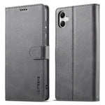 LC.IMEEKE For Samsung Galaxy A05 4G Case Calf Texture Phone Leather Cover
