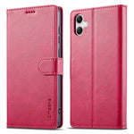 LC.IMEEKE For Samsung Galaxy A05 4G Case Calf Texture Phone Leather Cover