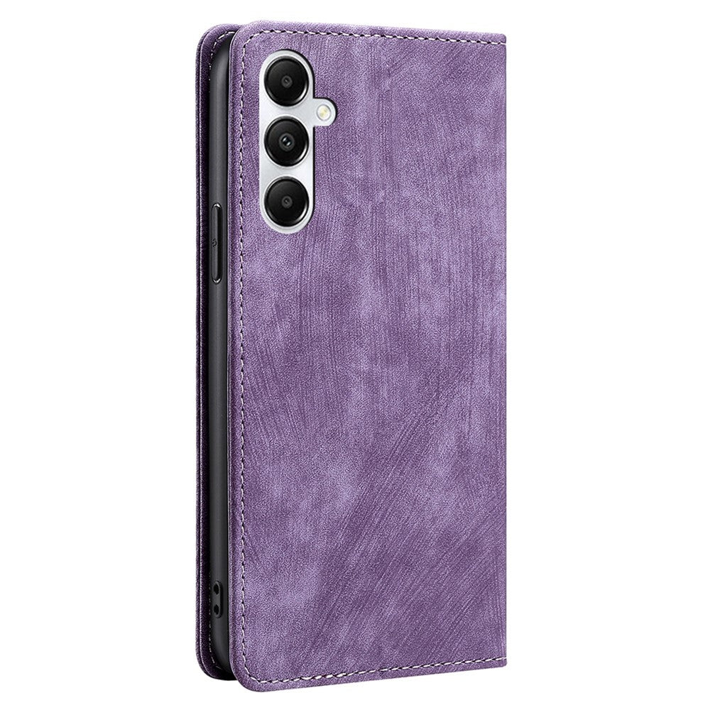 For Samsung Galaxy A05s 4G Case PU Leather RFID Blocking Wallet Anti-Scratch Phone Cover