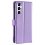 For Samsung Galaxy A05s 4G Case Zipper Pocket Wallet PU Leather Phone Cover with 2 Straps