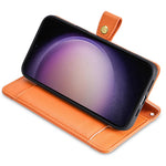 For Samsung Galaxy M34 5G / F34 5G Case Zipper Wallet Leather Anti-Drop Phone Cover with 2 Straps