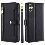 For Samsung Galaxy A05 4G Case Multiple Card Slots Wallet Phone Cover with 2 Straps