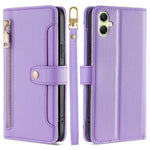 For Samsung Galaxy A05 4G Case Multiple Card Slots Wallet Phone Cover with 2 Straps