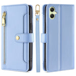 For Samsung Galaxy A05 4G Case Multiple Card Slots Wallet Phone Cover with 2 Straps