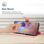 HT03 For Xiaomi 14 Pro Case PU Leather Stand Phone Cover with Hand Strap