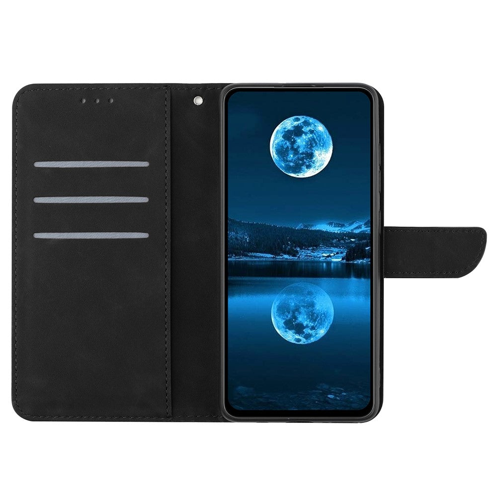 HT05 For Xiaomi 14 Case Leather Skin-touch Anti-scratch Wallet Phone Cover